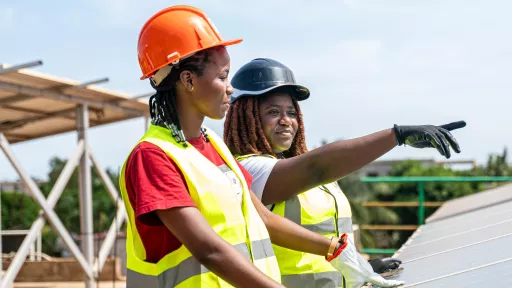 Panneaux d'électricité solaire au Togo